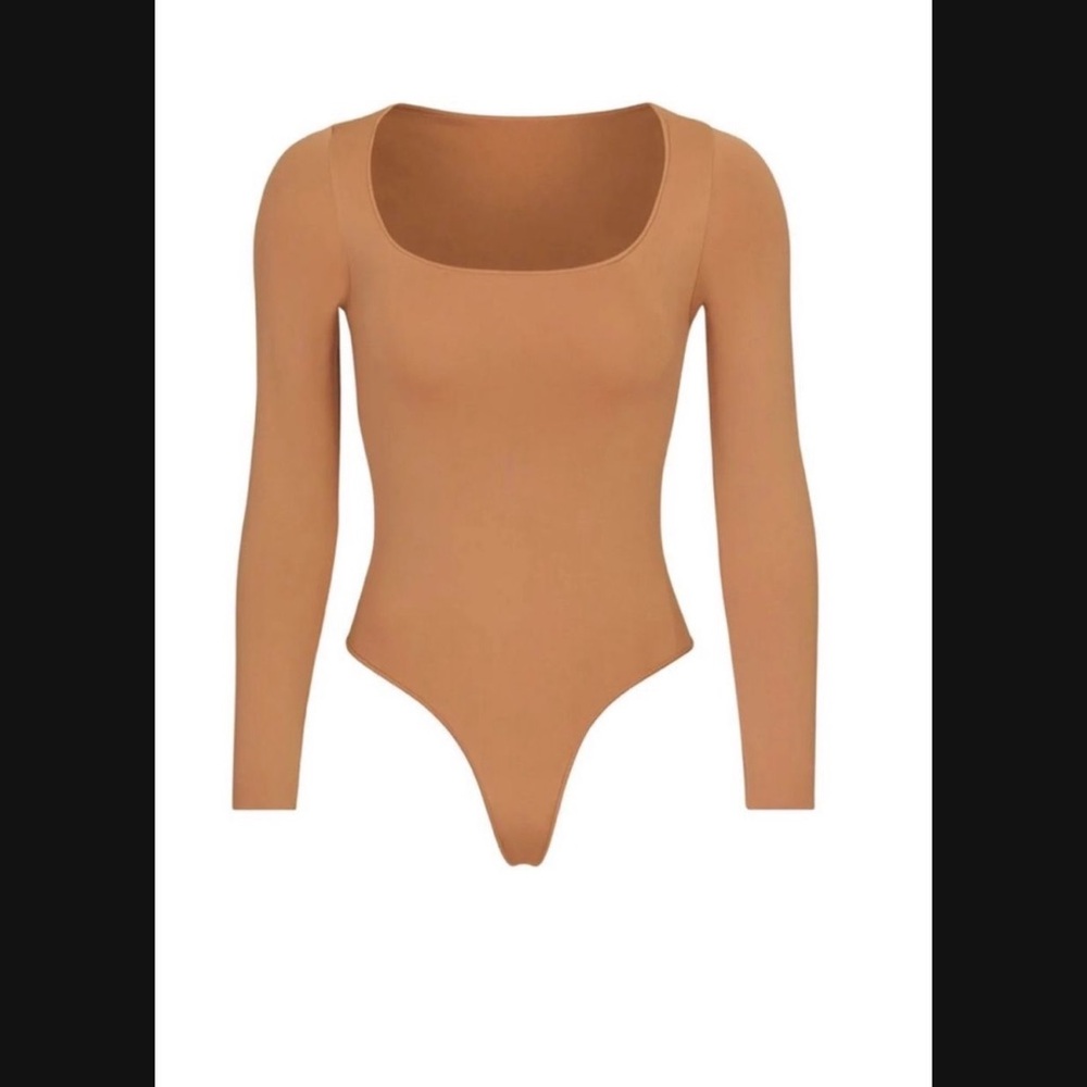 SKIMS Nude Long Sleeve Bodysuit